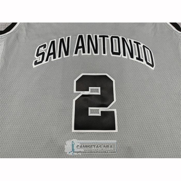 Camiseta San Antonio Spurs Dylan Harper NO 2 Statement 2025-26 Gris